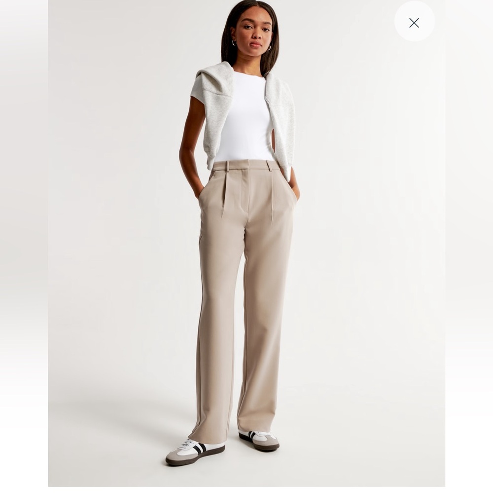 NWT Abercrombie tailored straight pant